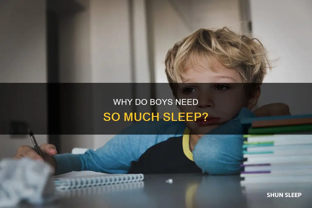 what does it mean when a boy sleep a lot