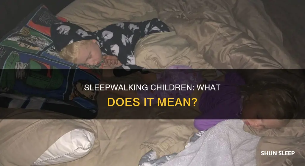 what does it mean when a child sleep walks