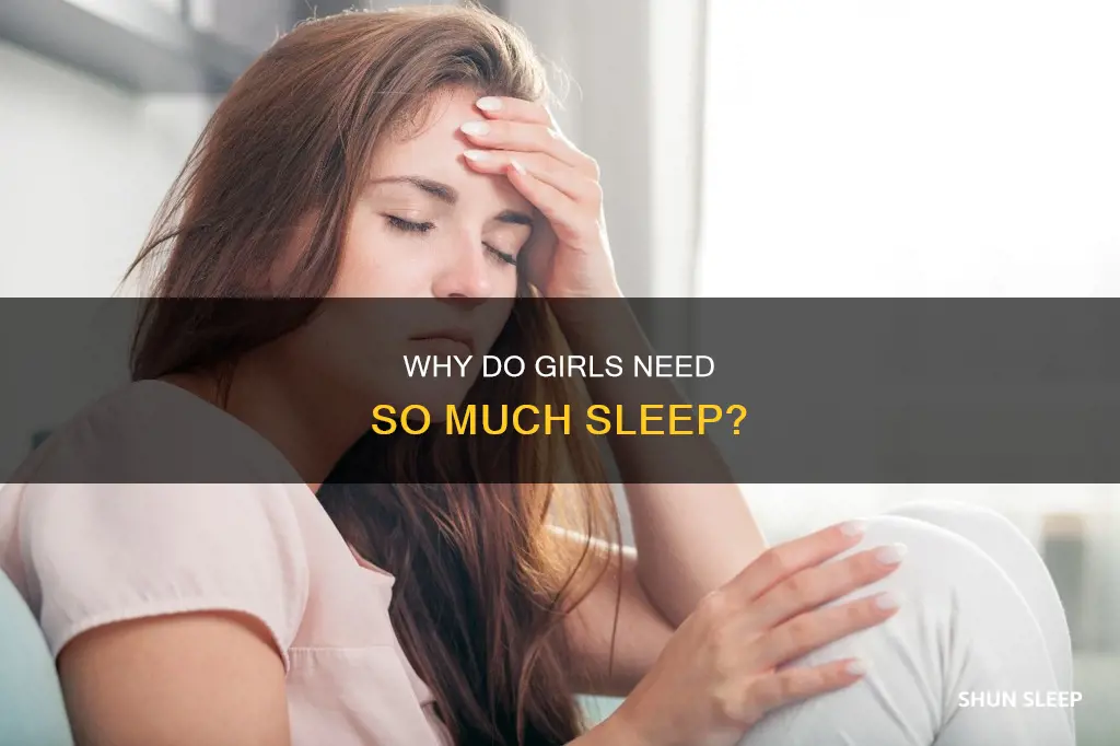 what does it mean when a girl sleeps all day