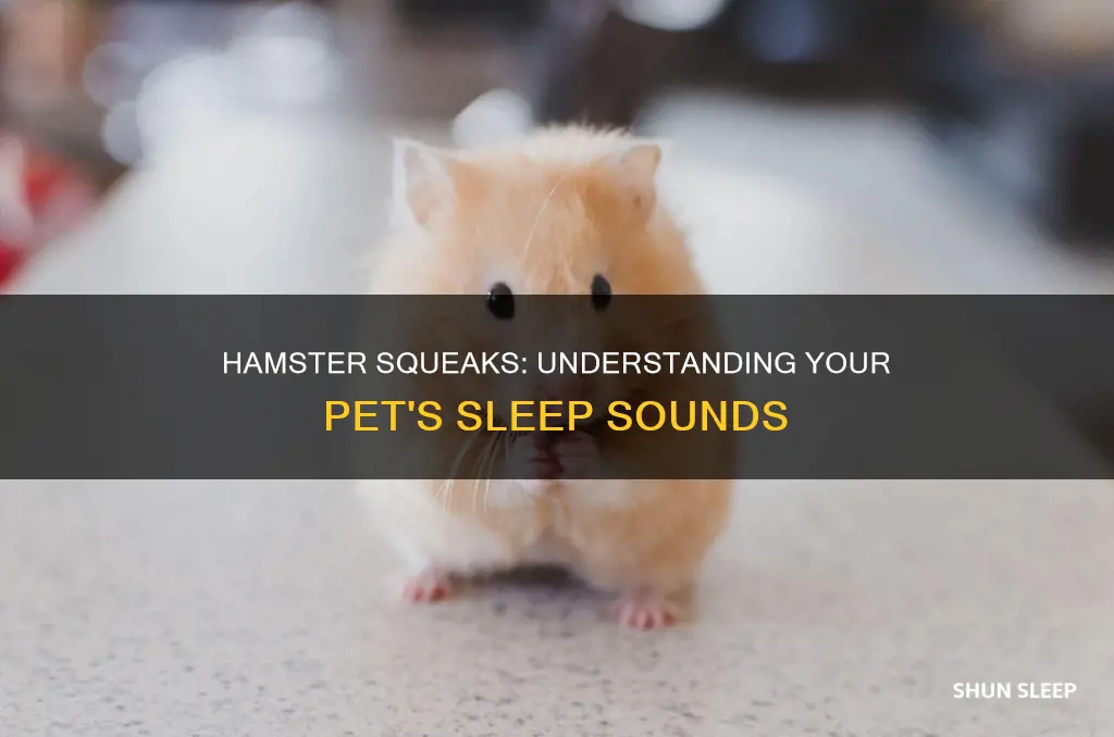 what does it mean when a hamster squeaks while sleeping