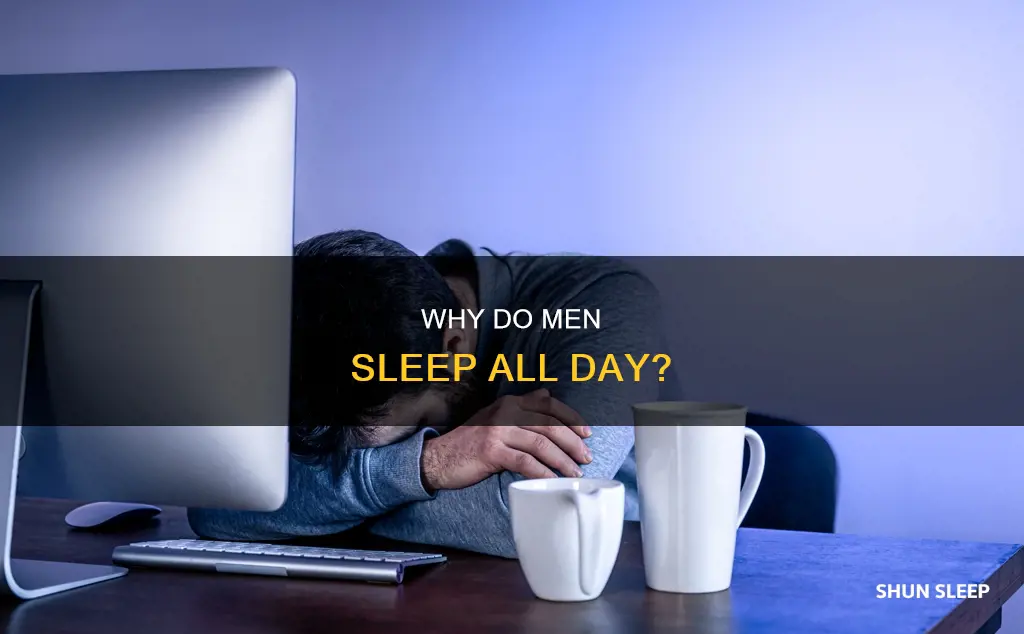 what does it mean when a man sleeps all day