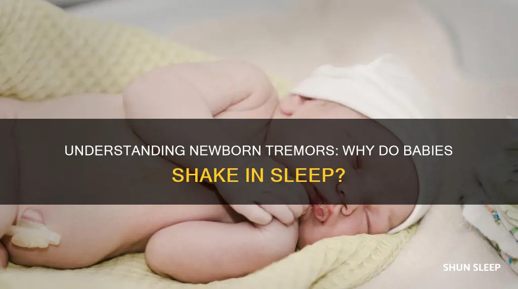 what does it mean when a newborn shakes will sleeping