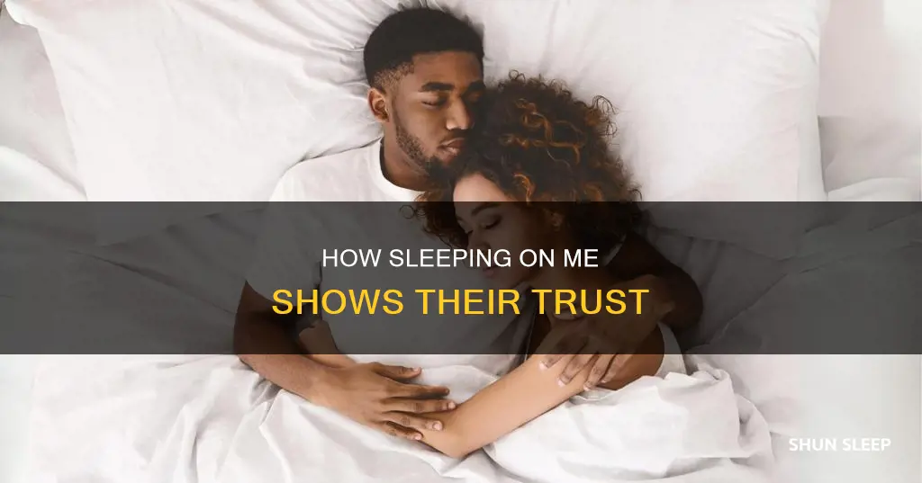 what does it mean when a sleep on me