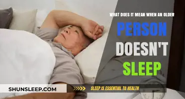The Mystery of Elderly Insomnia