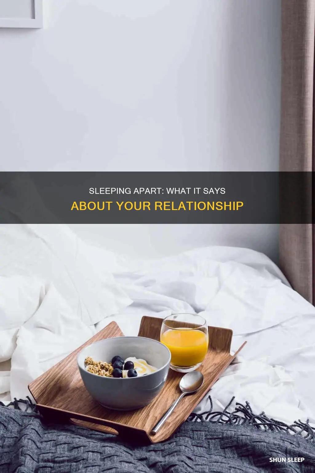 what does it mean when couples sleep in separate rooms