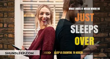 How to Decode His Sleepover Behavior