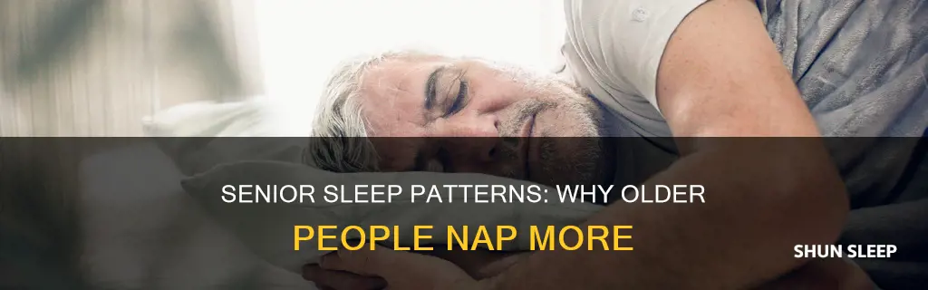 what does it mean when old people sleep a lot