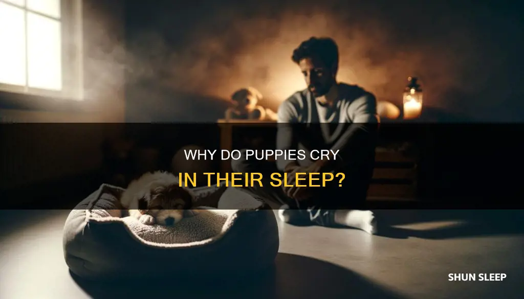 what does it mean when puppies cry in their sleep
