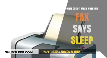 Understanding the Fax: Sleep Mode Explained