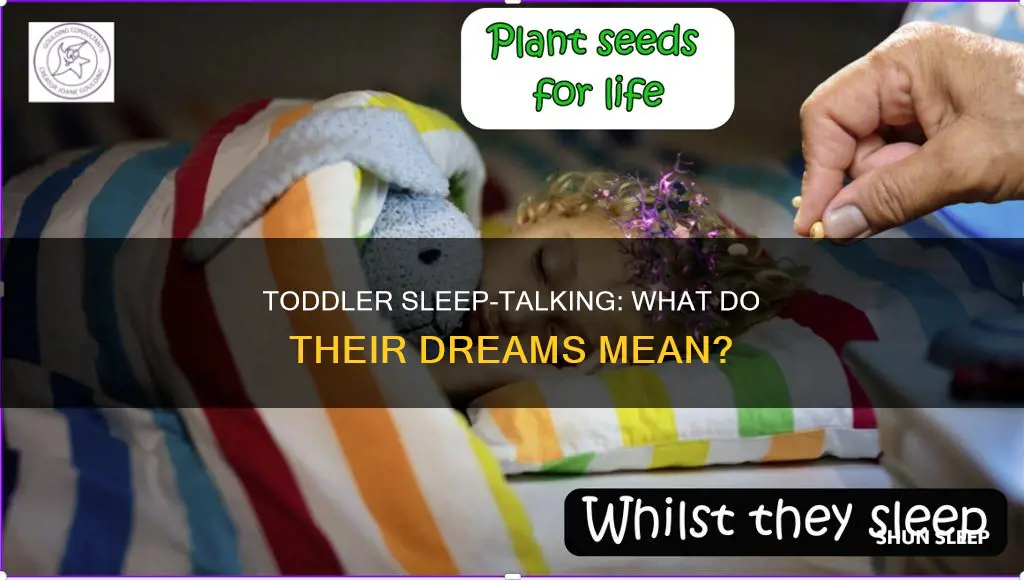 what does it mean when toddlers talk in their sleep
