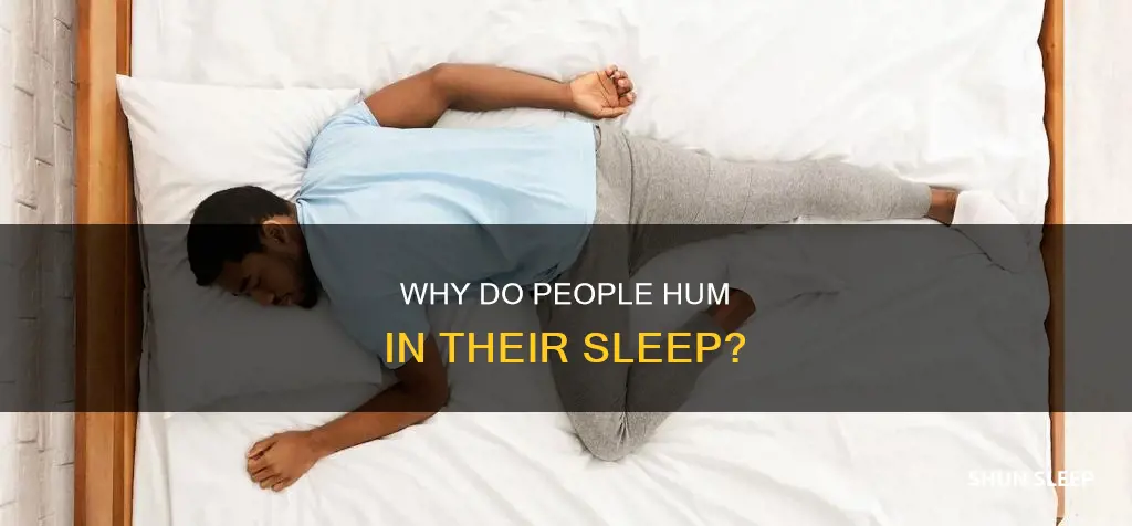 what does it mean when u hum in your sleep