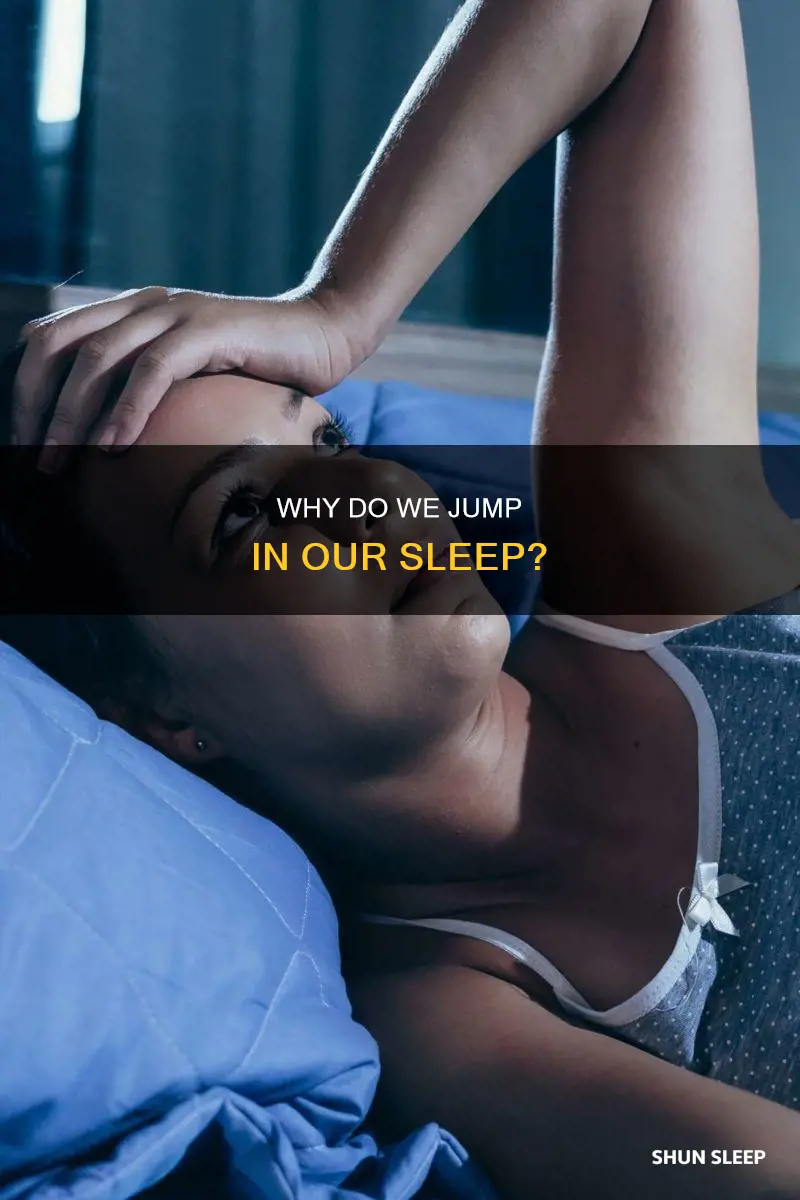 what does it mean when u jump in your sleep