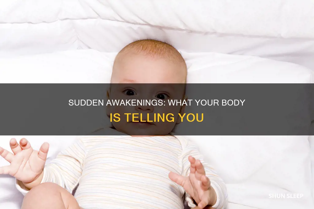 what does it mean when u jump out of sleep