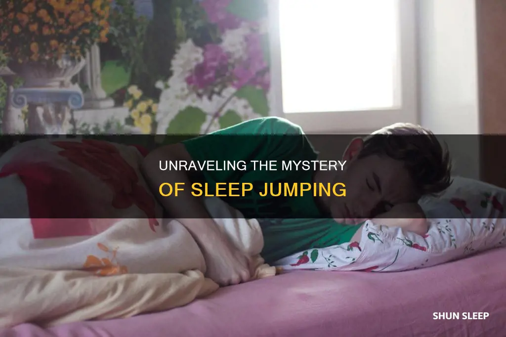 what does it mean when u jump while sleeping