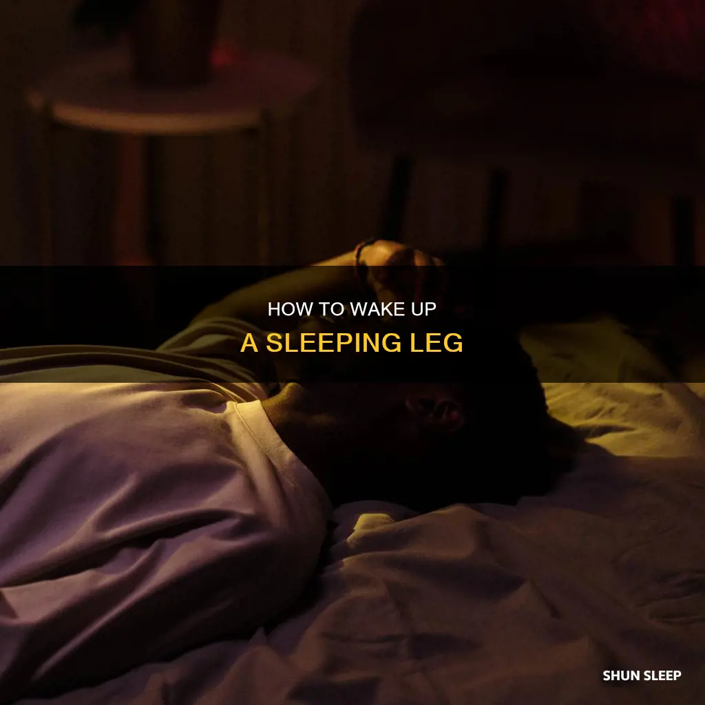 what does it mean when ur leg has sleep feeling