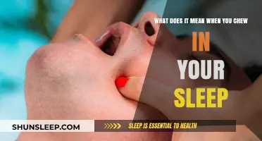 Chewing in Sleep: What Your Body Is Trying to Tell You