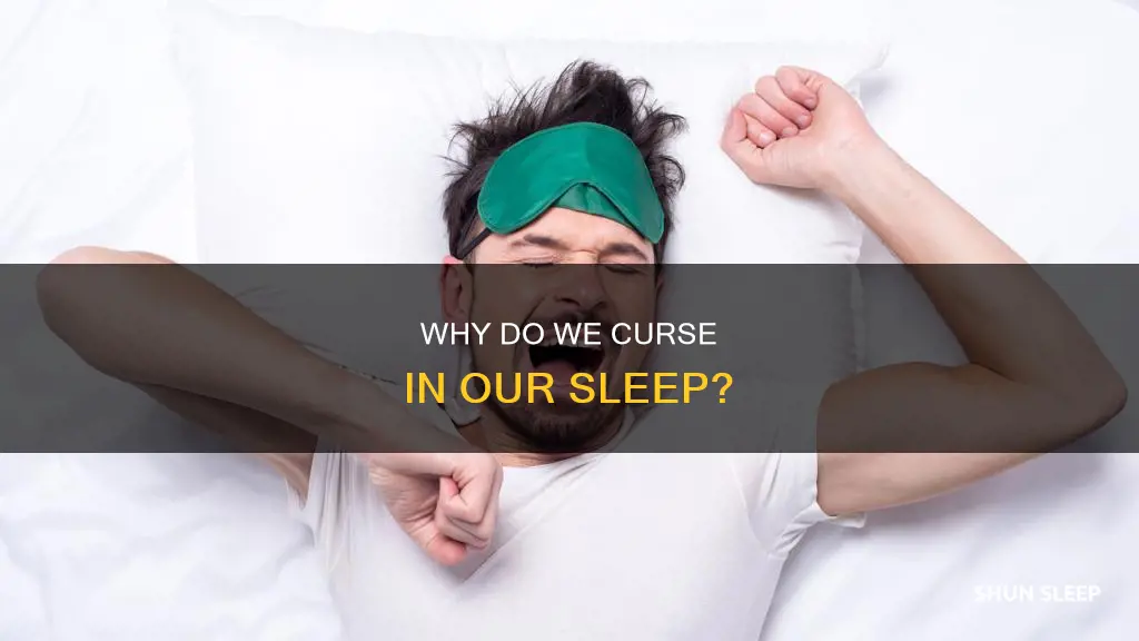 what does it mean when you cuss in your sleep