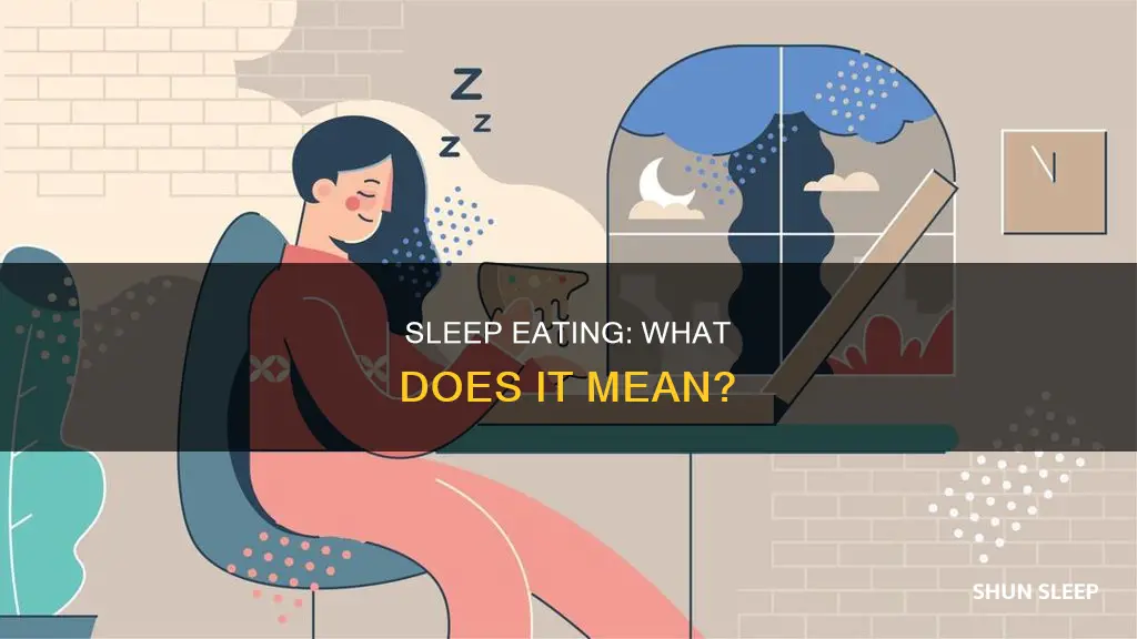 what does it mean when you eat in your sleep