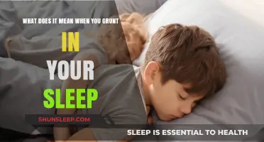 Why Do People Grunt in Their Sleep?