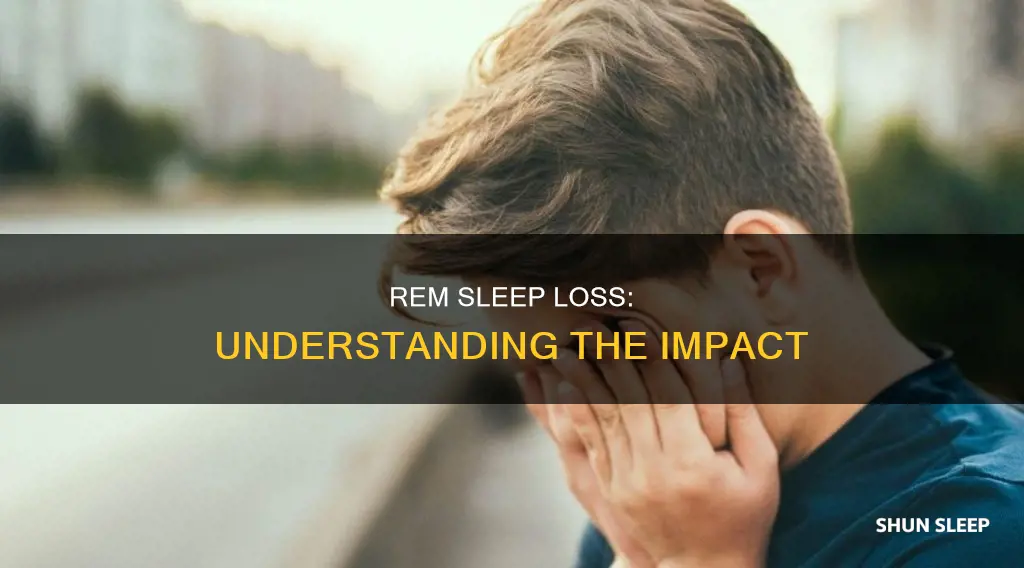what does it mean when you have less rem sleep