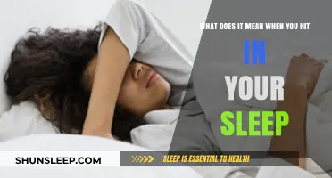 Why Do We Hit During Sleep?