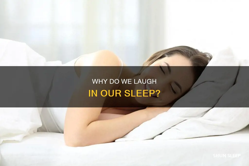 what does it mean when you laugh while sleeping