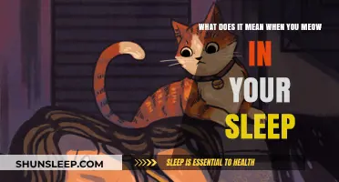 Why Do You Meow in Your Sleep?