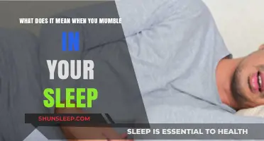 Mumbling in Sleep: What Your Body is Trying to Tell You