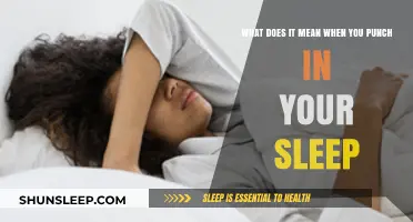 Punching in Sleep: What Does it Mean?