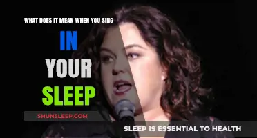 Singing in Sleep: What Your Brain is Trying to Tell You