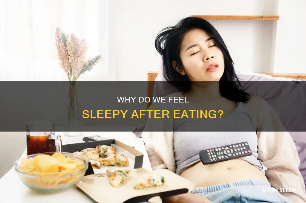 what does it mean when you sleep after eating