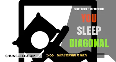 Sleeping Diagonal: A Sign of Comfort and Security