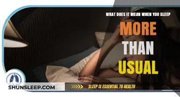 Why Am I Sleeping More Than Usual?