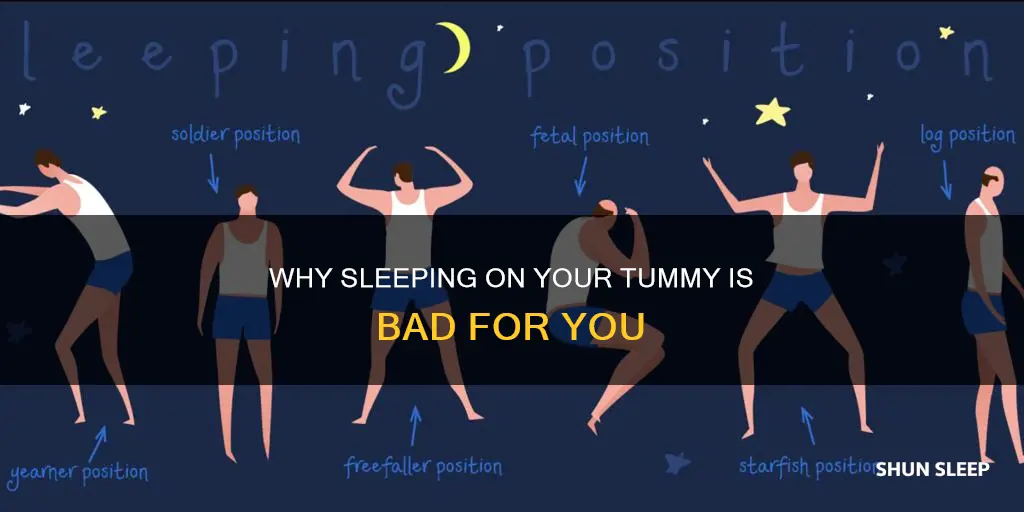 what does it mean when you sleep on your tummy
