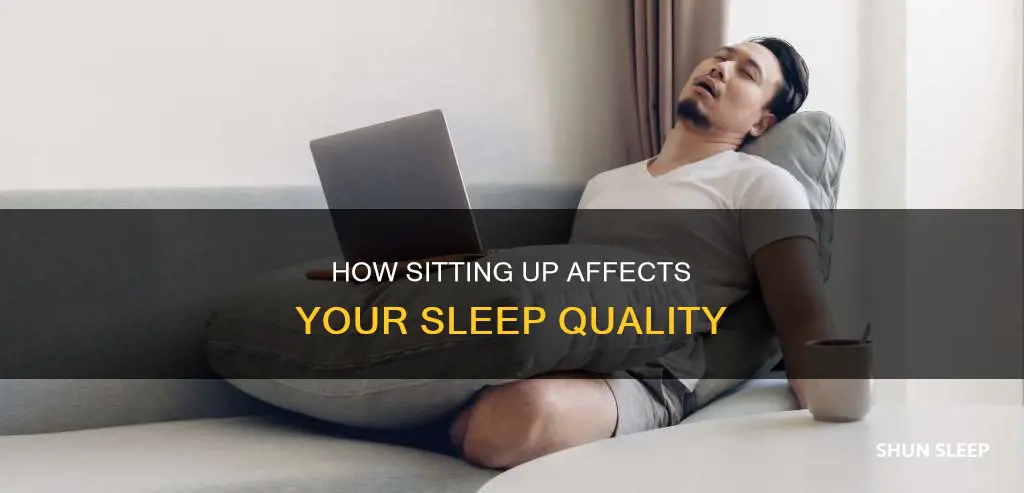 what does it mean when you sleep while siting up