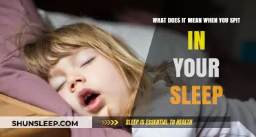 Spitting in Sleep: What Your Body Is Trying to Tell You