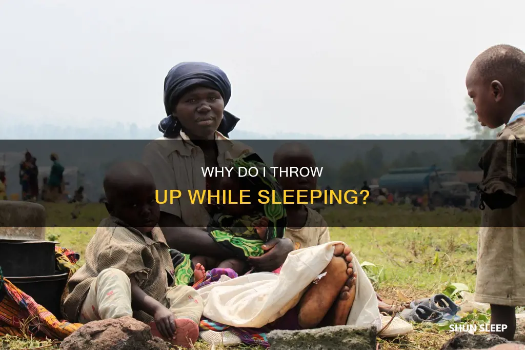 what does it mean when you throw up while sleeping