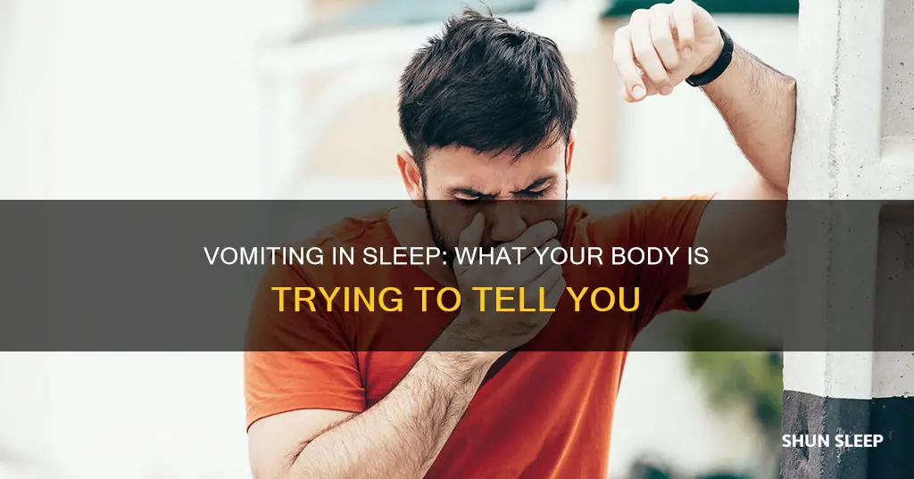 what does it mean when you vomit in your sleep