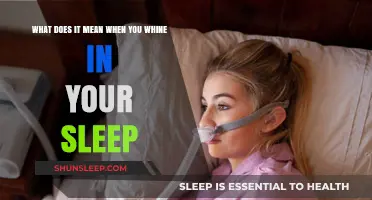 Why Do We Whine in Our Sleep?