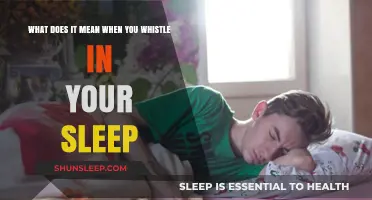 Whistling in Sleep: What Your Body is Trying to Tell You