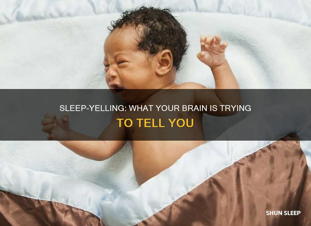 what does it mean when you yell in your sleep