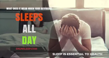 Boyfriend Sleeping All Day: A Red Flag?