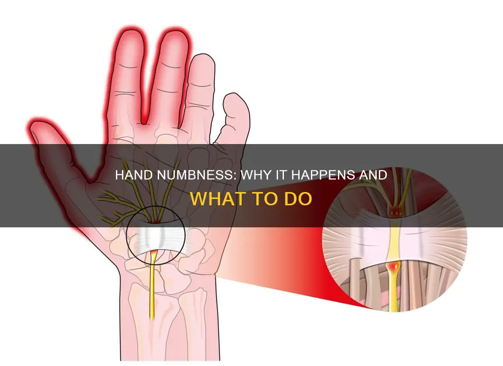 what does it mean when your hand goes to sleep