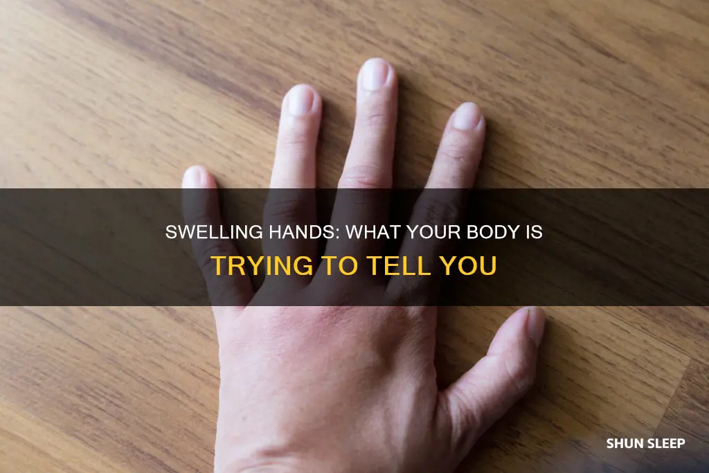 what does it mean when your hands swell while sleeping