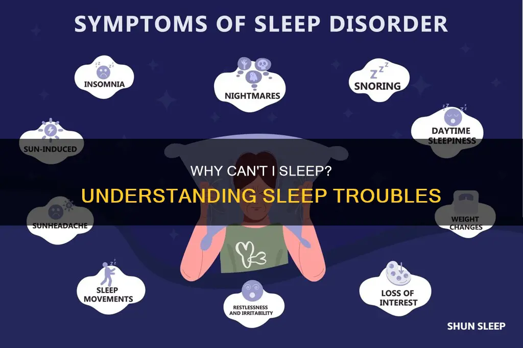 what does it mean when your having trouble sleeping