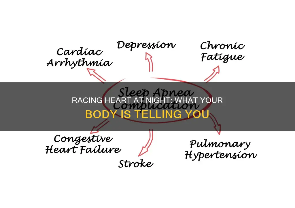 what does it mean when your heart races while sleeping