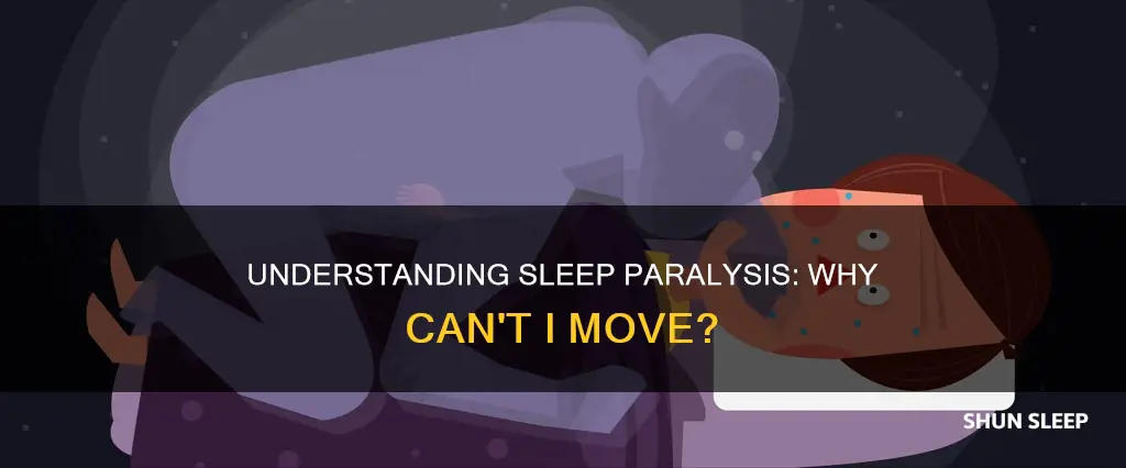 what does it mean when your paraylazied in your sleep