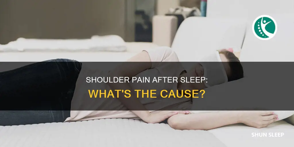 what does it mean when your shoulder hurts after sleeping