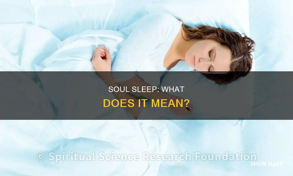 what does it mean when your soul is sleeping