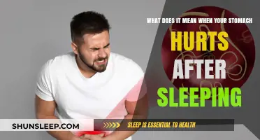 Stomach Pain After Sleep: What's the Cause?